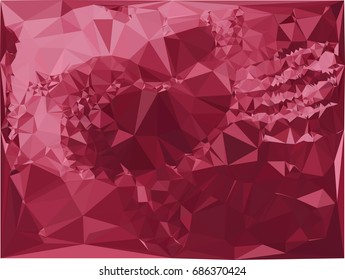 Geometric low polygonal background. Abstract multicolor mosaic backdrop. Design element for book covers, presentations layouts, title backgrounds. Vector clip art.