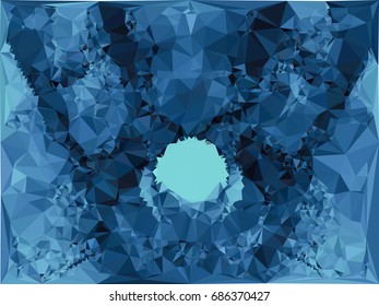 Geometric low polygonal background. Abstract multicolor mosaic backdrop. Design element for book covers, presentations layouts, title backgrounds. Vector clip art.