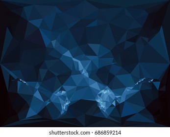 Geometric low polygonal background. Abstract multicolor mosaic backdrop. Design element for book covers, presentations layouts, title backgrounds. Vector clip art.
