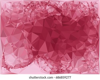 Geometric low polygonal background. Abstract multicolor mosaic backdrop. Design element for book covers, presentations layouts, title backgrounds. Vector clip art.