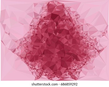 Geometric low polygonal background. Abstract multicolor mosaic backdrop. Design element for book covers, presentations layouts, title backgrounds. Vector clip art.