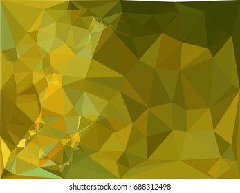 Geometric low polygonal background. Abstract mosaic backdrop in green tone. Design element for book covers, presentations layouts, title backgrounds. Vector clip art.