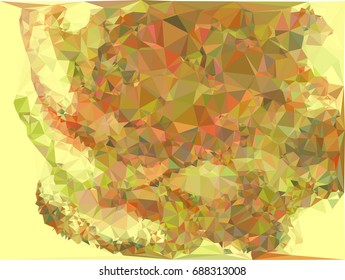 Geometric low polygonal background. Abstract mosaic backdrop. Design element for book covers, presentations layouts, title backgrounds. Vector clip art.