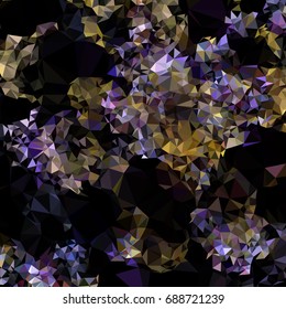 Geometric low polygonal background. Abstract mosaic backdrop. Design element for book covers, presentations layouts, title backgrounds. Vector clip art.