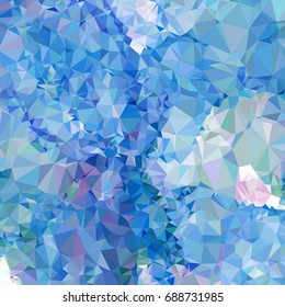 Geometric low polygonal background. Abstract mosaic backdrop. Design element for book covers, presentations layouts, title backgrounds. Vector.