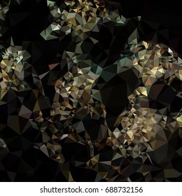 Geometric low polygonal background. Abstract mosaic backdrop. Design element for book covers, presentations layouts, title backgrounds. Vector.