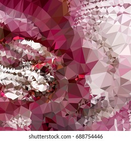 Geometric low polygonal background. Abstract mosaic backdrop. Design element for book covers, presentations layouts, title backgrounds. Vector clip art.