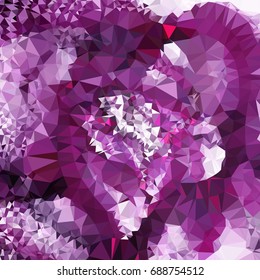 Geometric low polygonal background. Abstract mosaic backdrop. Design element for book covers, presentations layouts, title backgrounds. Vector clip art.