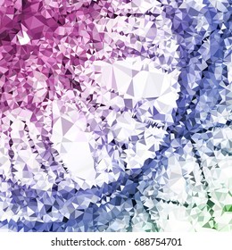 Geometric low polygonal background. Abstract mosaic backdrop. Design element for book covers, presentations layouts, title backgrounds. Vector clip art.