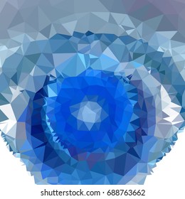 Geometric low polygonal background. Abstract mosaic backdrop. Design element for book covers, presentations layouts, title backgrounds. Vector clip art.
