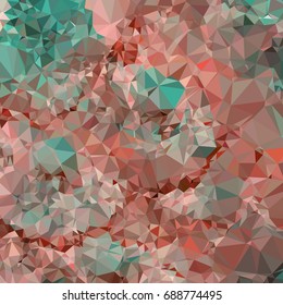 Geometric low polygonal background. Abstract mosaic backdrop. Design element for book covers, presentations layouts, title backgrounds. Vector clip art.