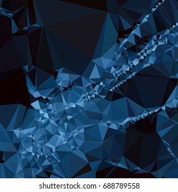 Geometric low polygonal background. Abstract mosaic backdrop. Design element for book covers, presentations layouts, title backgrounds. Vector clip art.