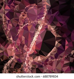 Geometric low polygonal background. Abstract mosaic backdrop. Design element for book covers, presentations layouts, title backgrounds. Vector clip art.
