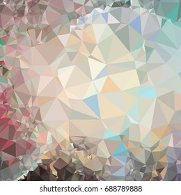 Geometric low polygonal background. Abstract mosaic backdrop. Design element for book covers, presentations layouts, title backgrounds. Vector clip art.