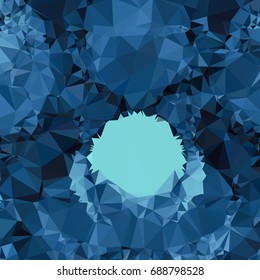 Geometric low polygonal background. Abstract mosaic backdrop. Design element for book covers, presentations layouts, title backgrounds. Vector clip art.