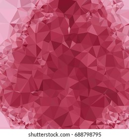 Geometric low polygonal background. Abstract mosaic backdrop. Design element for book covers, presentations layouts, title backgrounds. Vector clip art.