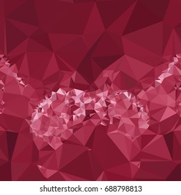 Geometric low polygonal background. Abstract mosaic backdrop. Design element for book covers, presentations layouts, title backgrounds. Vector clip art.