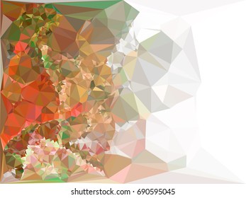 Geometric low polygonal background. Abstract multicolor mosaic backdrop. Design element for book covers, presentations layouts, title backgrounds. Vector clip art.