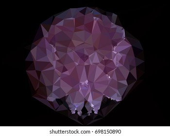 Geometric low polygonal background. Abstract multicolor mosaic backdrop. Design element for book covers, presentations layouts, title backgrounds. Vector clip art.
