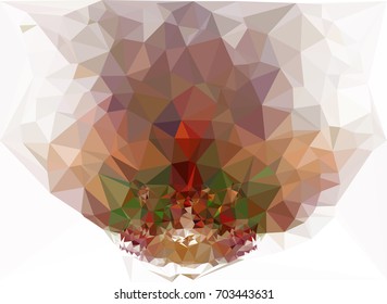 Geometric low polygonal background. Abstract mosaic backdrop. Design element for book covers, presentations layouts, title backgrounds. Vector clip art.