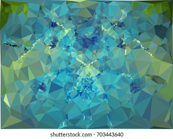 Geometric low polygonal background. Abstract mosaic backdrop. Design element for book covers, presentations layouts, title backgrounds. Vector clip art.