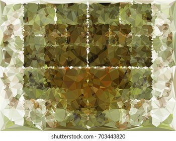 Geometric low polygonal background. Abstract mosaic backdrop. Design element for book covers, presentations layouts, title backgrounds. Vector clip art.