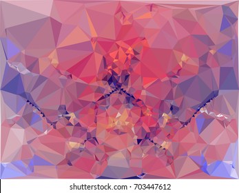 Geometric low polygonal background. Abstract mosaic backdrop. Design element for book covers, presentations layouts, title backgrounds. Vector clip art.