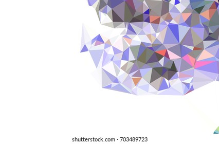Geometric low polygonal background. Abstract mosaic backdrop. Design element for book covers, presentations layouts, title backgrounds. Vector clip art.