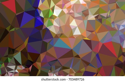 Geometric low polygonal background. Abstract mosaic backdrop. Design element for book covers, presentations layouts, title backgrounds. Vector clip art.