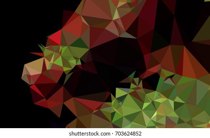 Geometric low polygonal background. Abstract mosaic backdrop. Design element for book covers, presentations layouts, title backgrounds. Vector clip art.