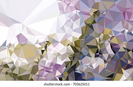 Geometric low polygonal background. Abstract mosaic backdrop. Design element for book covers, presentations layouts, title backgrounds. Vector clip art.