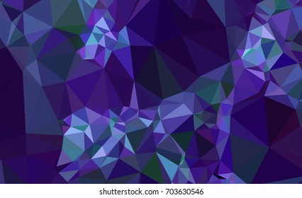 Geometric low polygonal background. Abstract mosaic backdrop. Design element for book covers, presentations layouts, title backgrounds. Vector clip art.