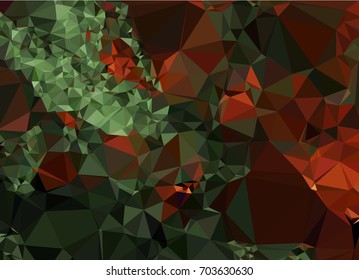 Geometric low polygonal background. Abstract mosaic backdrop. Design element for book covers, presentations layouts, title backgrounds. Vector clip art.