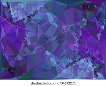 Geometric low polygonal background. Abstract multicolor mosaic backdrop. Design element for book covers, presentations layouts, title backgrounds. Vector clip art.