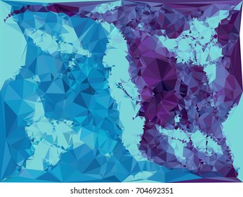 Geometric low polygonal background. Abstract multicolor mosaic backdrop. Design element for book covers, presentations layouts, title backgrounds. Vector clip art.