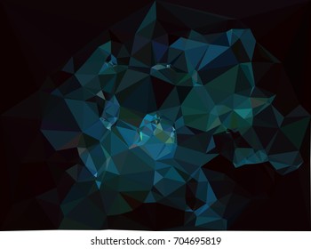 Geometric low polygonal background. Abstract multicolor mosaic backdrop. Design element for book covers, presentations layouts, title backgrounds. Vector clip art.