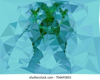 Geometric low polygonal background. Abstract multicolor mosaic backdrop. Design element for book covers, presentations layouts, title backgrounds. Vector clip art.