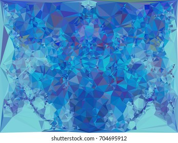 Geometric low polygonal background. Abstract multicolor mosaic backdrop. Design element for book covers, presentations layouts, title backgrounds. Vector clip art.