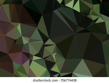 Geometric low polygonal background. Abstract mosaic backdrop. Design element for book covers, presentations layouts, title backgrounds. Vector clip art.