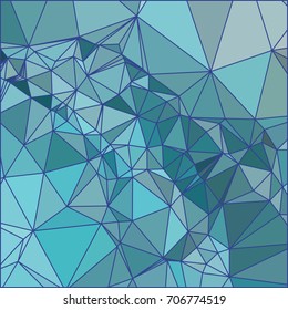 Geometric low polygonal background. Abstract mosaic backdrop. Design element for book covers, presentations layouts, title backgrounds. Vector clip art.