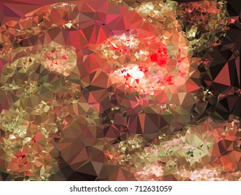 Geometric low polygonal background. Abstract mosaic backdrop. Design element for book covers, presentations layouts, title backgrounds. Vector clip art.