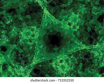 Geometric low polygonal background. Abstract mosaic backdrop. Design element for book covers, presentations layouts, title backgrounds. Vector clip art.