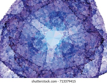 Geometric low polygonal background. Abstract mosaic backdrop. Design element for book covers, presentations layouts, title backgrounds. Vector clip art.