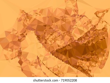 Geometric low polygonal background. Abstract mosaic backdrop in green color. Design element for book covers, presentations layouts, title backgrounds. Vector clip art.