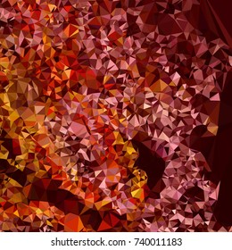 Geometric low polygonal background. Abstract mosaic backdrop. Design element for book covers, presentations layouts, title backgrounds. Vector clip art.
