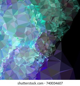 Geometric low polygonal background. Abstract mosaic backdrop. Design element for book covers, presentations layouts, title backgrounds. Vector clip art.