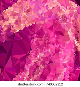Geometric low polygonal background. Abstract mosaic backdrop. Design element for book covers, presentations layouts, title backgrounds. Vector clip art.