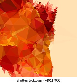 Geometric low polygonal background. Abstract mosaic backdrop. Design element for book covers, presentations layouts, title backgrounds. Vector clip art.