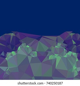 Geometric low polygonal background. Abstract mosaic backdrop. Design element for book covers, presentations layouts, title backgrounds. Vector clip art.