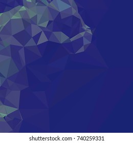 Geometric low polygonal background. Abstract mosaic backdrop. Design element for book covers, presentations layouts, title backgrounds. Vector clip art.